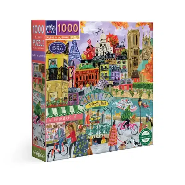 puzzle Paris in Autumn de Eeboo de 1000 pièces