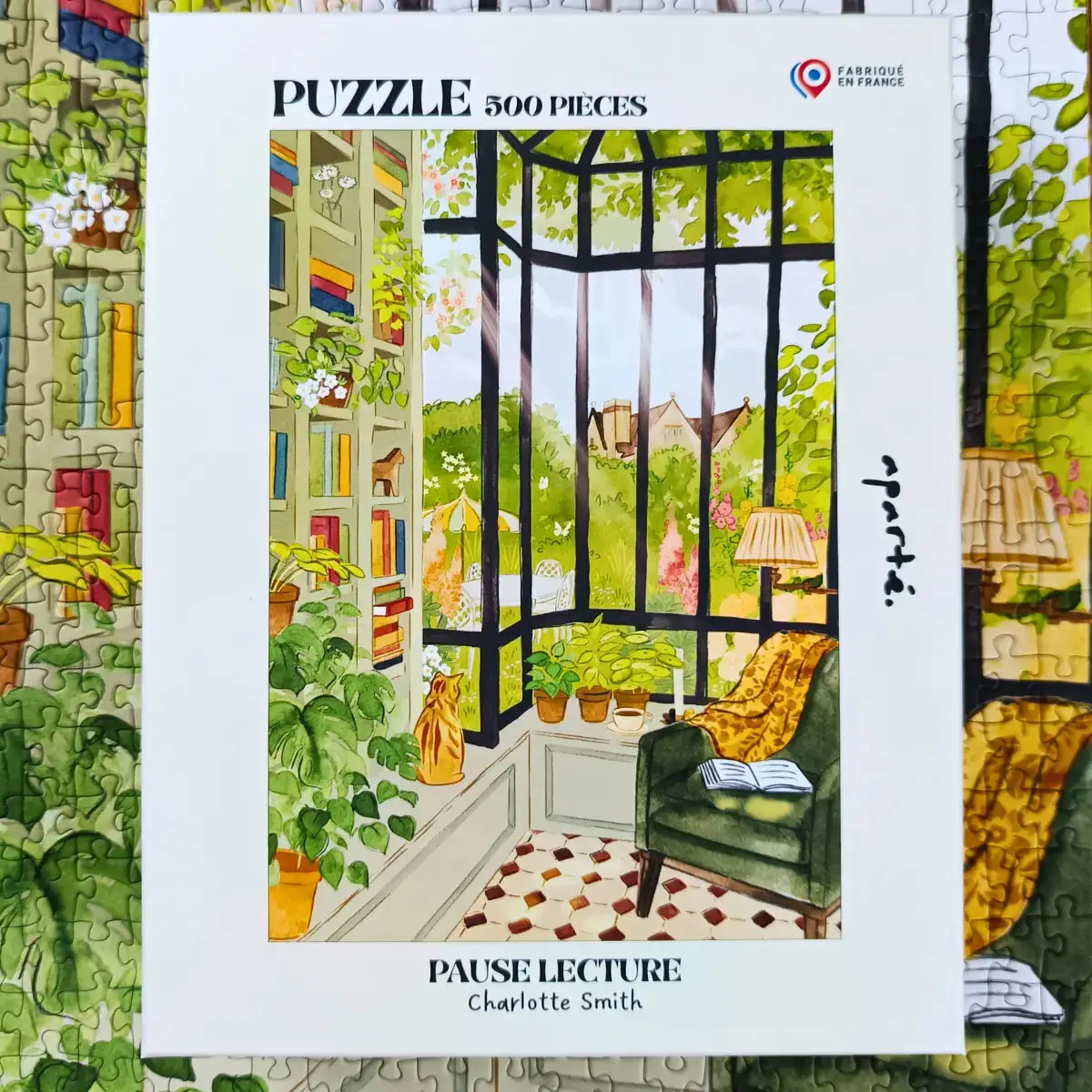puzzle pause lecture de aparté de 500 pièces