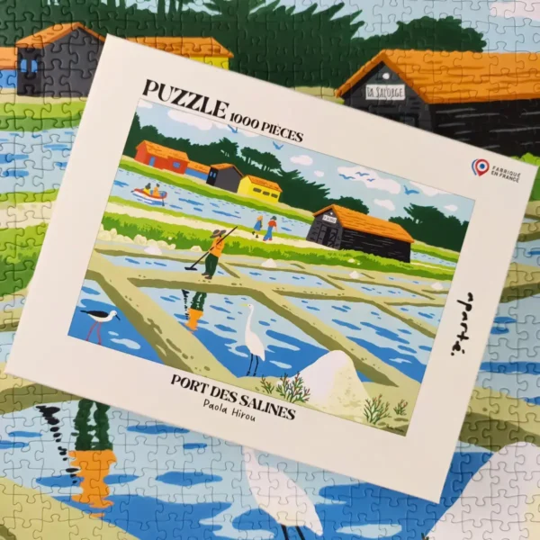 puzzle port des salines de aparté de 1000 pièces