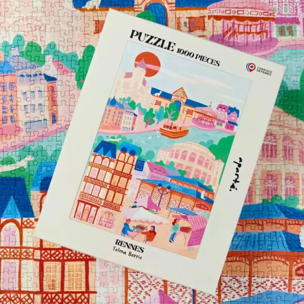 puzzle rennes de aparté de 1000 pièces