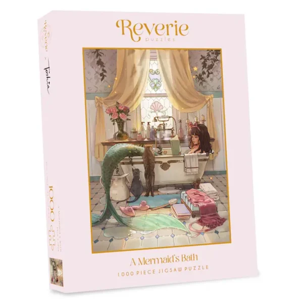 puzzle reverie a mermaid's bath 1000 pieces