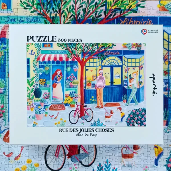 puzzle rue des jolies choses de Aparté de 500 pièces