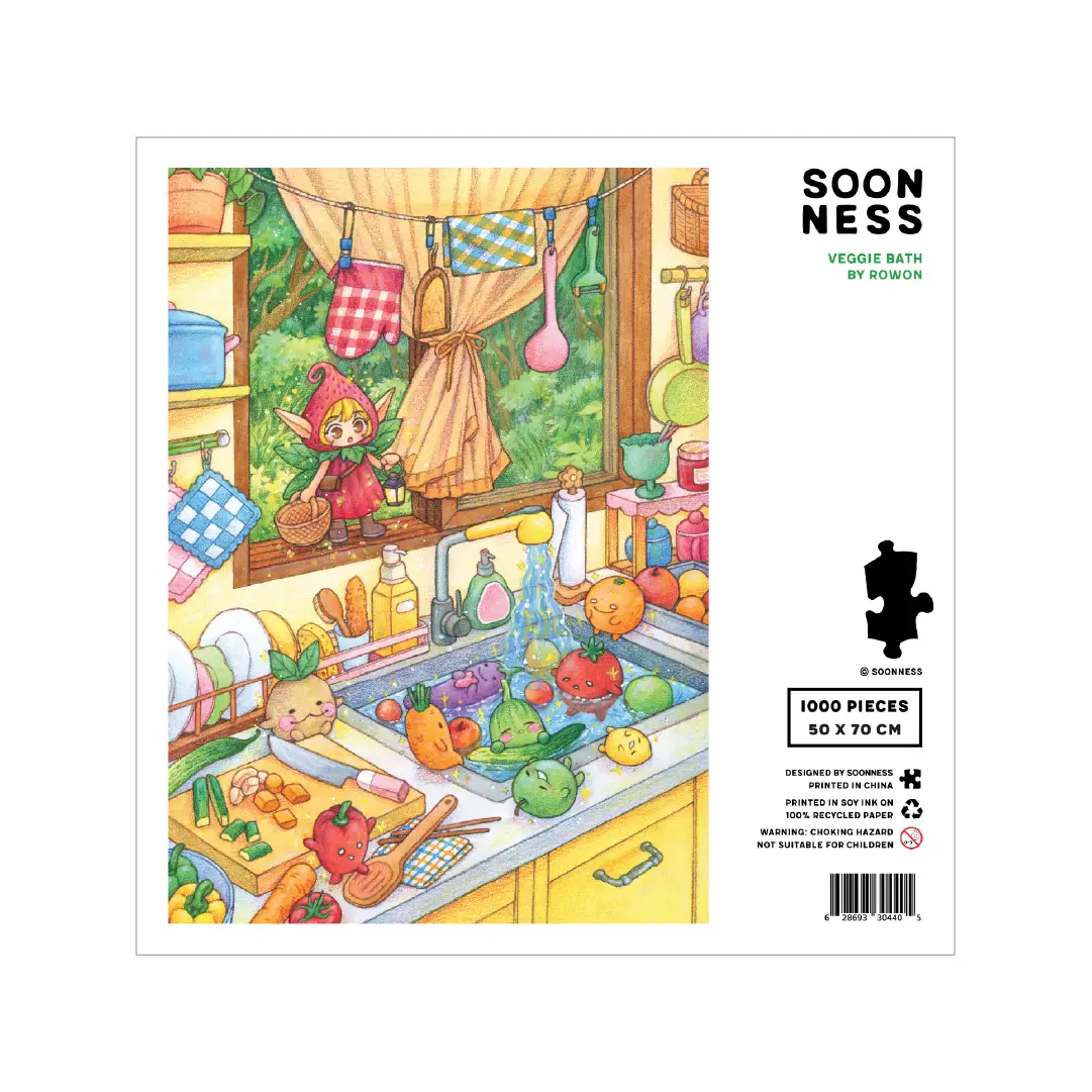 puzzle soonness veggie bath 1000 pieces dos