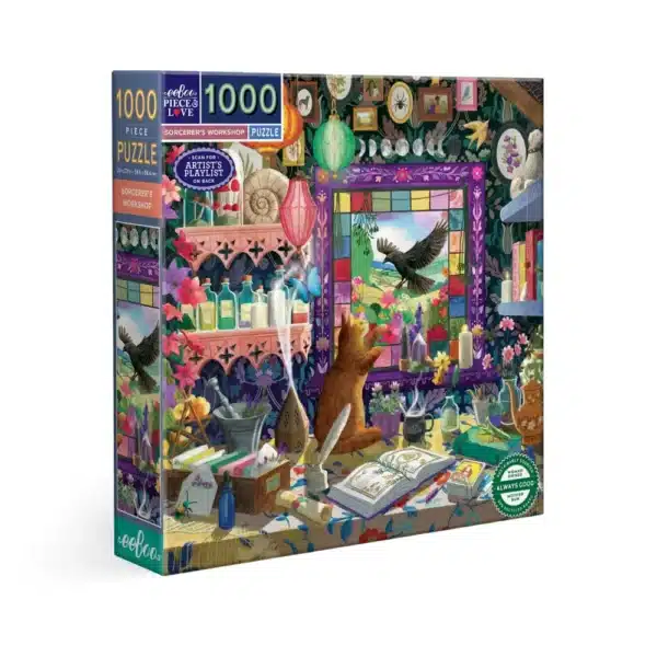 puzzle Sorcerer's Workshop de eeboo de 1000 pièces