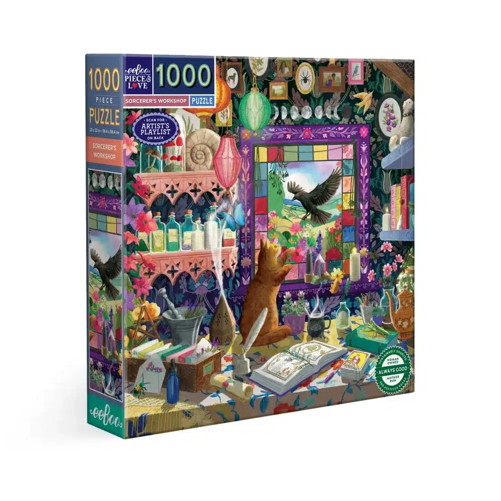 puzzle Sorcerer's Workshop de eeboo de 1000 pièces