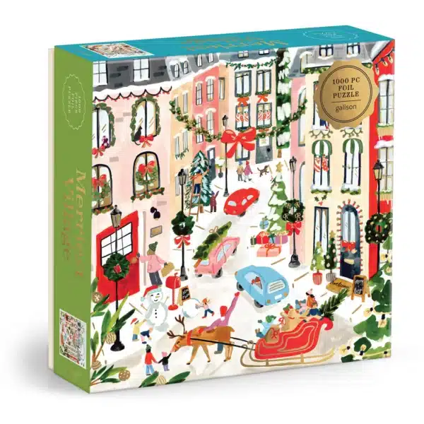 puzzle merriest village de galison de 1000 pièces