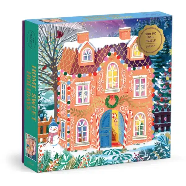 puzzle galison home sweet holidays 500 pieces
