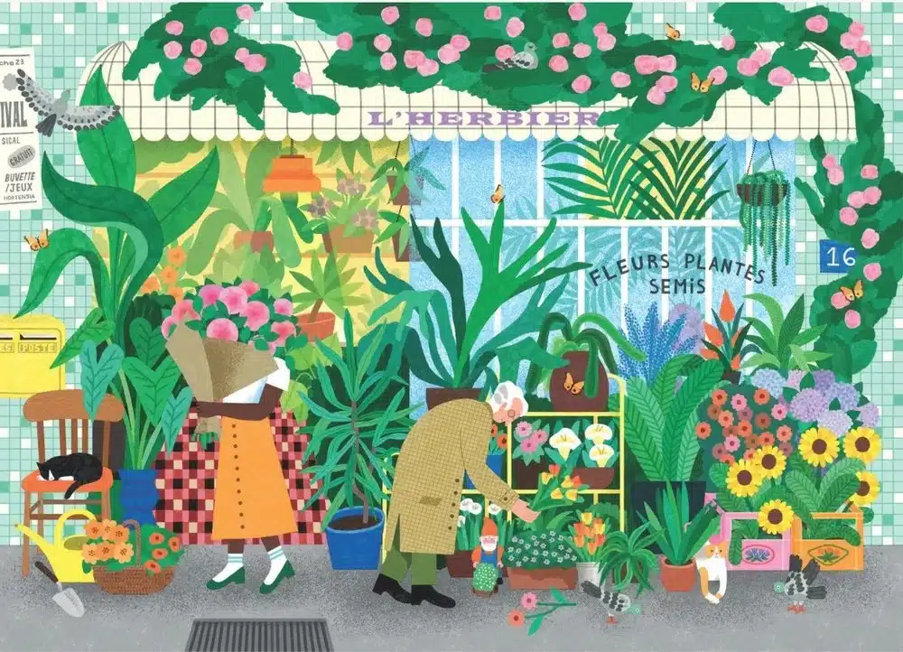 puzzle holiyay in bloom 1000 pieces illu