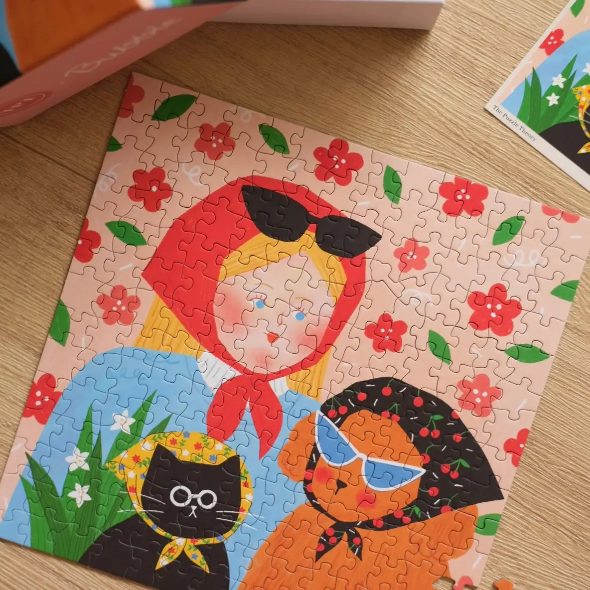 puzzle the puzzle theory the Scarf Squad 196 pieces assemblé
