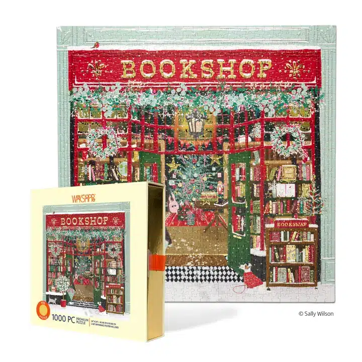puzzle werkshoppe Festive Bookshop 1000 pieces