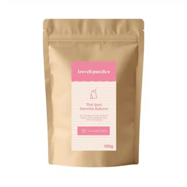 thé vert sencha sakura trevell