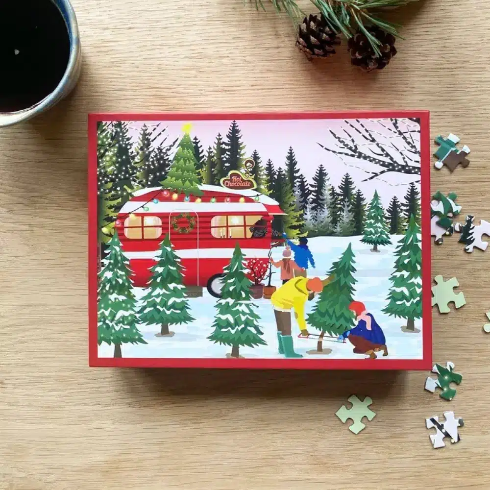 puzzle caravan vissevasse de 300 pièces