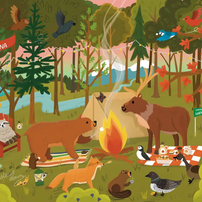 Puzzle Camp Canadiana - Villager - 250 pièces – Image 3