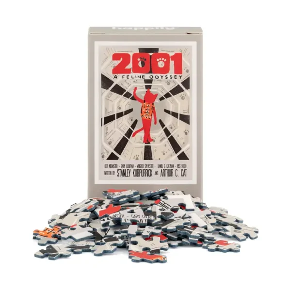 Mini puzzle 2001 A Feline Odyssey – Happily – 99 pièces