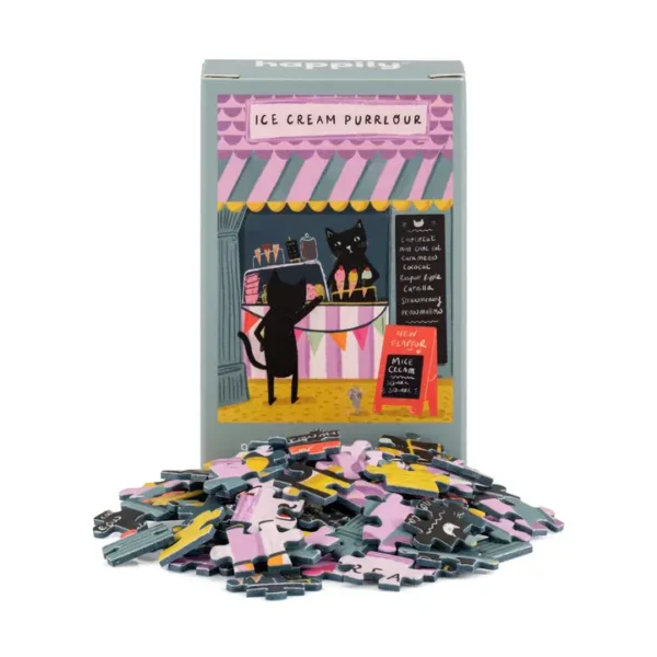Mini puzzle Ice Cream Purrlour - Happily - 99 pièces