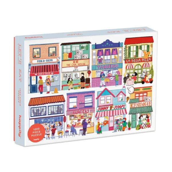 Puzzle Lets Eat - Happily - 1000 pièces