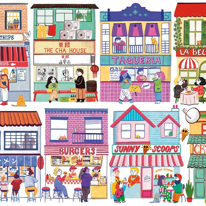 Puzzle Lets Eat - Happily - 1000 pièces – Image 2