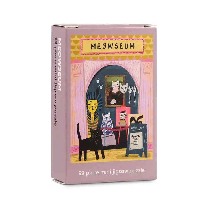 Mini puzzle Meowseum – Happily – 99 pièces – Image 2