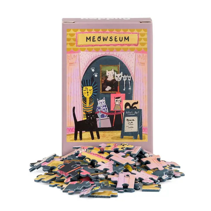 Mini puzzle Meowseum – Happily – 99 pièces