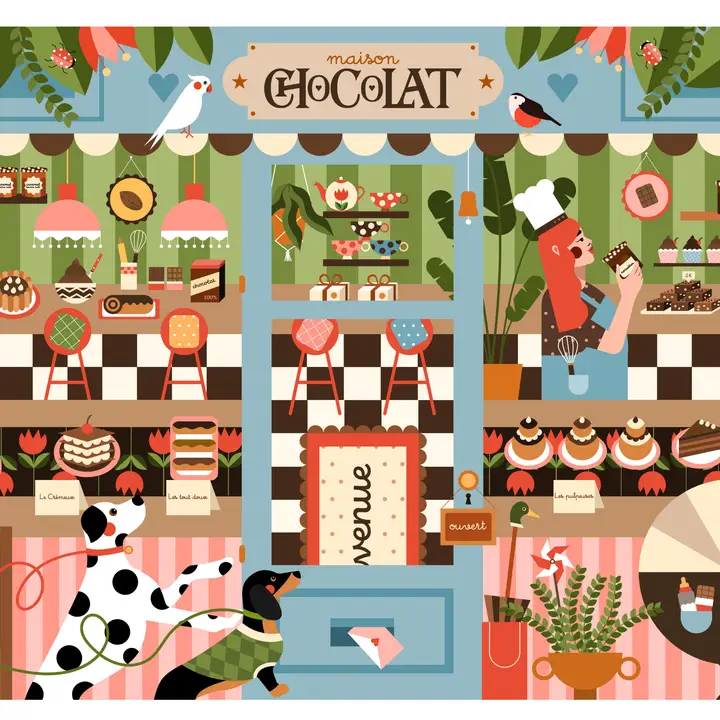 Puzzle Maison Chocolat – Holiyay – 1000 pièces – Image 2